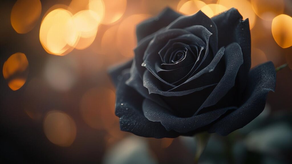 Del amor al duelo: Rosa negra: significado de las emociones profundas y las separaciones en contraste con otros colores