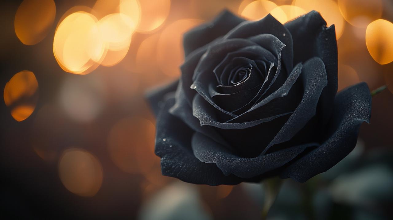 Del amor al duelo: Rosa negra: significado de las emociones profundas y las separaciones en contraste con otros colores